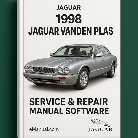 1998 Jaguar Vanden Plas Service & Repair Manual Software