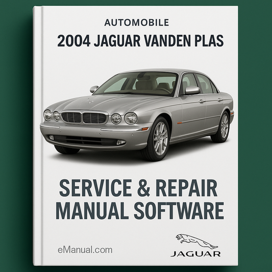 2004 Jaguar Vanden Plas Service & Repair Manual Software