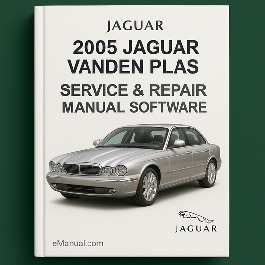 2005 Jaguar Vanden Plas Service & Repair Manual Software