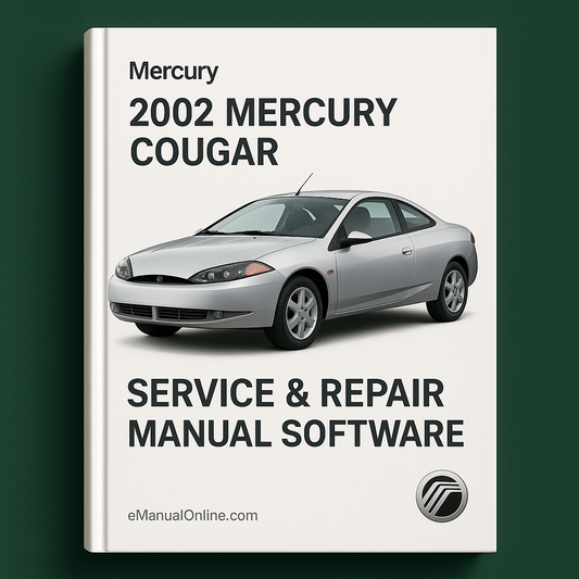 2002 Mercury Cougar Service & Repair Manual Software