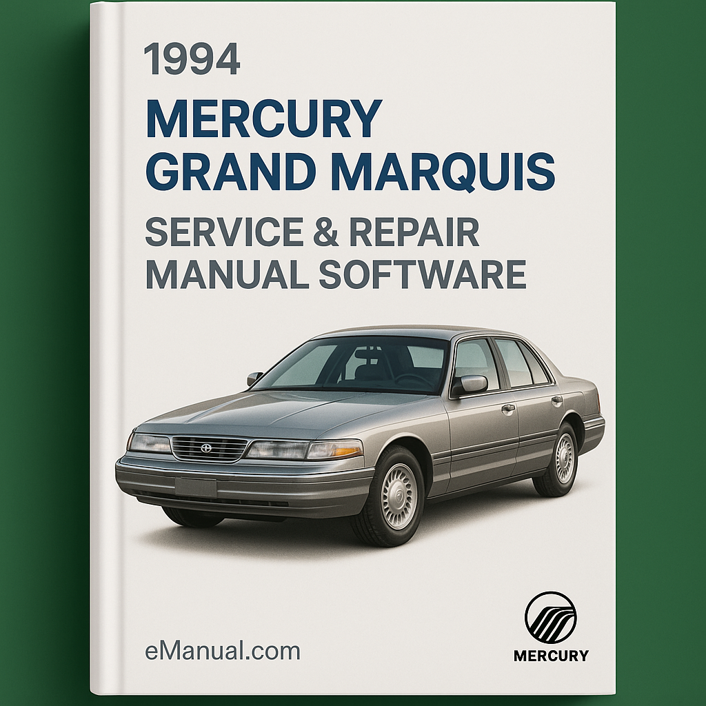 1994 Mercury Grand Marquis Service & Repair Manual Software