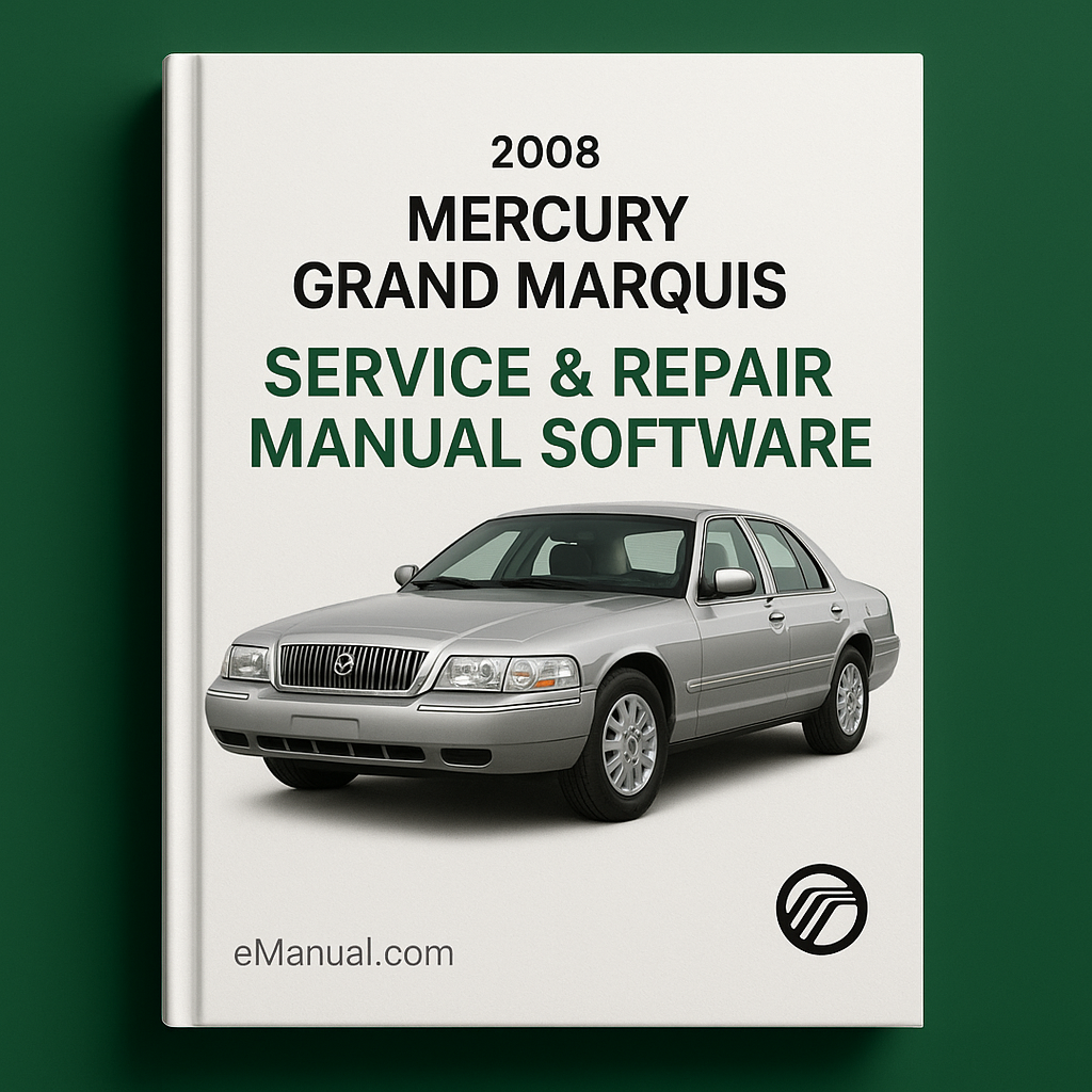 2008 Mercury Grand Marquis Service & Repair Manual Software