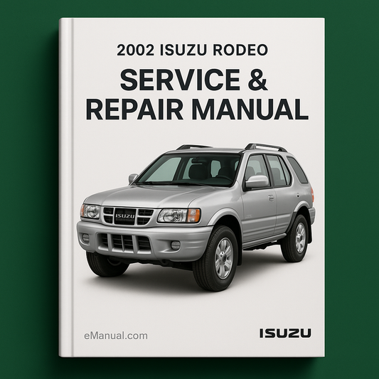 2002 Isuzu Rodeo Service Repair Manual