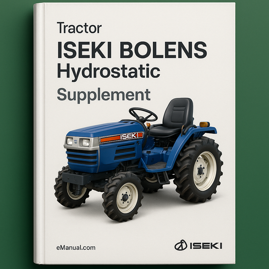 Iseki Bolens Traktor Hydrostatische Ergänzung