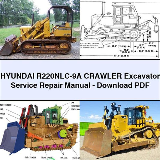 Hyundai R220NLC-9A Crawler Excavator Service Repair Manual