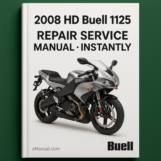 2008 HD Buell 1125 Repair Service Manual- INSTANTLY