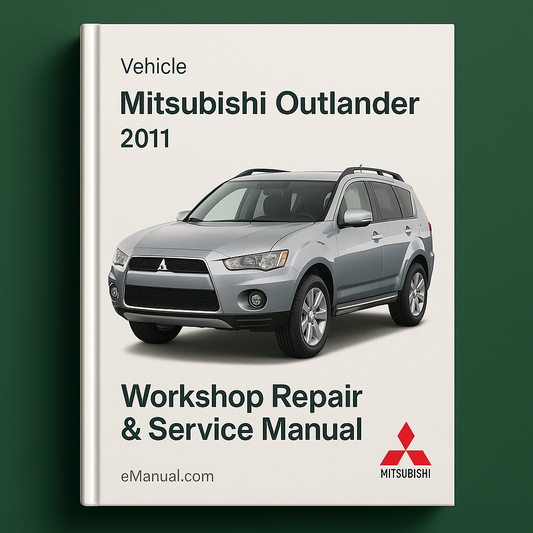Mitsubishi Outlander 2011 Workshop Repair & Service Manual (MUT-III) [580MB Complete & Informative for DIY Repair]