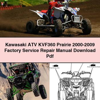 Kawasaki ATV KVF360 Prairie 2000-2009 Factory Service Repair Manual Pdf