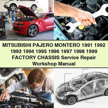 Mitsubushi PAJERO MONTERO 1991 1992 1993 1994 1995 1996 1997 1998 1999 Manual de taller de reparación de servicio de CHASIS de fábrica Descargar PDF