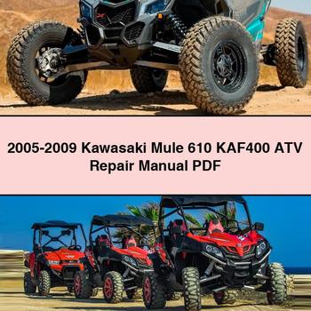 2005-2009 Kawasaki Mule 610 KAF400 ATV Repair Manual