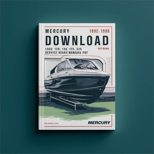 1992-1998 Mercury 135 150 175 200 225 HP Outboard Service Repair Workshop Manual PDF