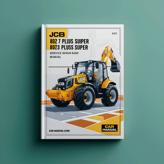JCB 802.7 plus 802.7 super 803 plus 803 super 804 plus 804 super Mini Excavator Service Repair Manual