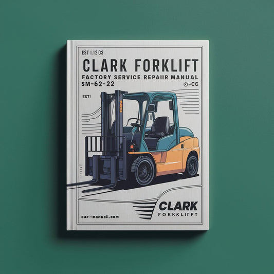 CLARK FORKLIFT Factory Service Repair Manual SM-612 Rv 1 CGC