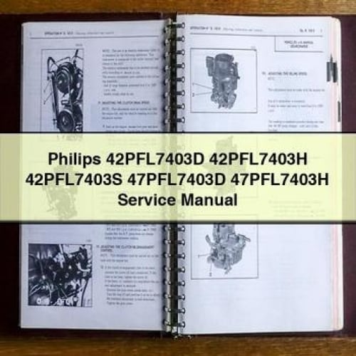 Philips 42PFL7403D 42PFL7403H 42PFL7403S 47PFL7403D 47PFL7403H Service Manual
