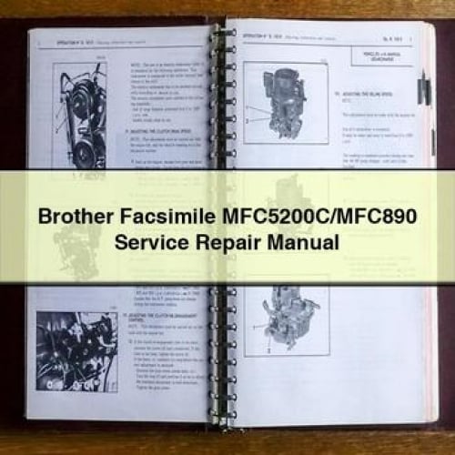 Brother Facsimile MFC5200C/MFC890 Service Repair Manual
