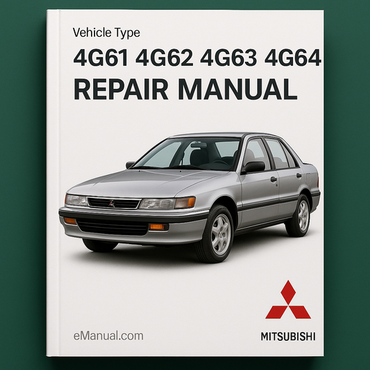 Mitsubishi 4G61 4G62 4G63 4G64 Manual de reparación Descargar PDF