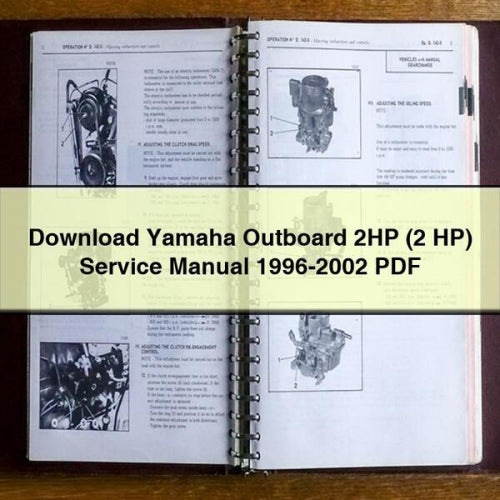 Yamaha Outboard 2HP (2 HP) Service Manual 1996-2002 PDF
