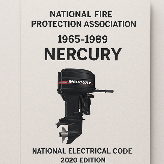 1965-1989 Mercury Outboard Engine 2HP-40HP* Factory Service / Repair/ Workshop Manual