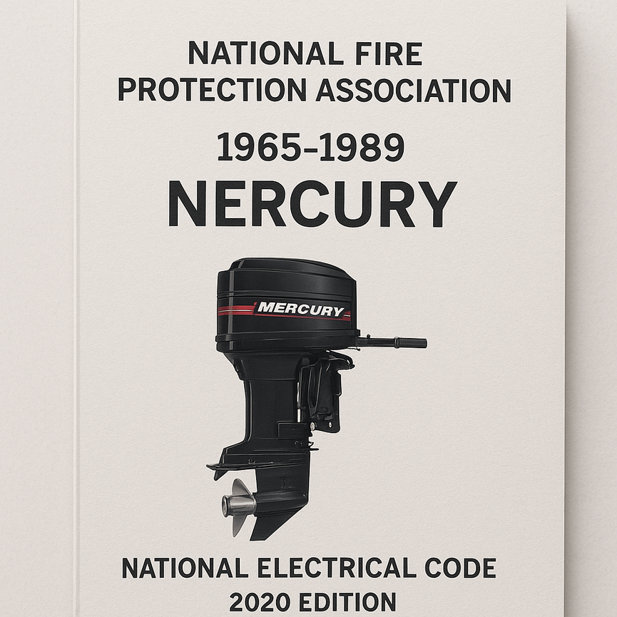 1965-1989 Mercury Outboard Engine 2HP-40HP* Factory Service / Repair/ Workshop Manual PDF