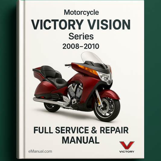 VICTORY VISION Series Motorcycle Full Service & Repair Manual 2008-2010