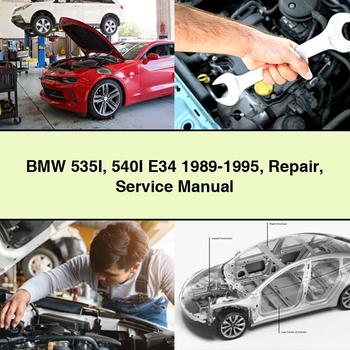 BMW 535I 540I E34 1989-1995 Repair Service Manual