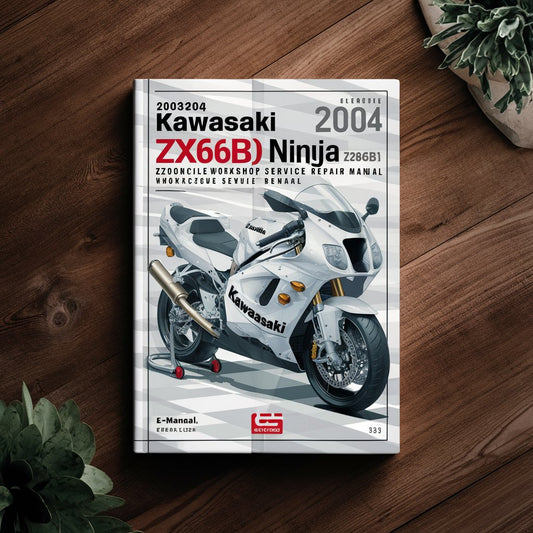 2003-2004 Kawasaki Zx6R(R) Ninja ZX636B1 ZX600K1 Motorcycle Workshop Service Manual