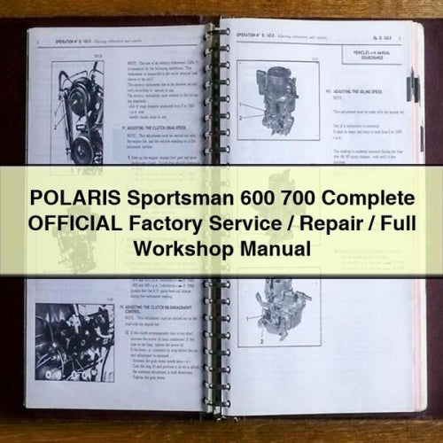 POLARIS Sportsman 600 700 Complete OFFICIAL Factory Service / Repair / Full Workshop Manual