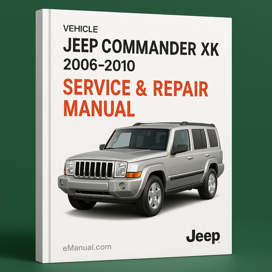 Jeep CommandER XK 2006-2010 Service Repair Manual