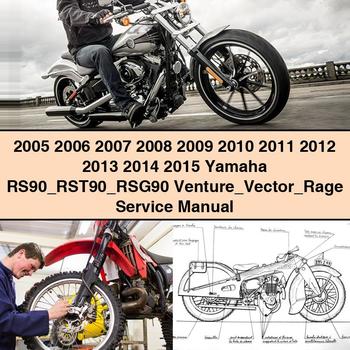 2007-2015 Yamaha RS90 RST90 RSG90 Venture Vector Rage Service Repair Workshop Manual