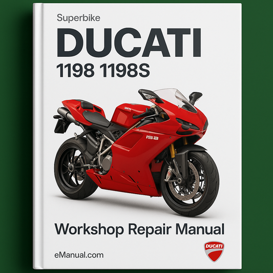 DUCATI SuperBIKE 1198 1198S BIKE Workshop Repair Manual