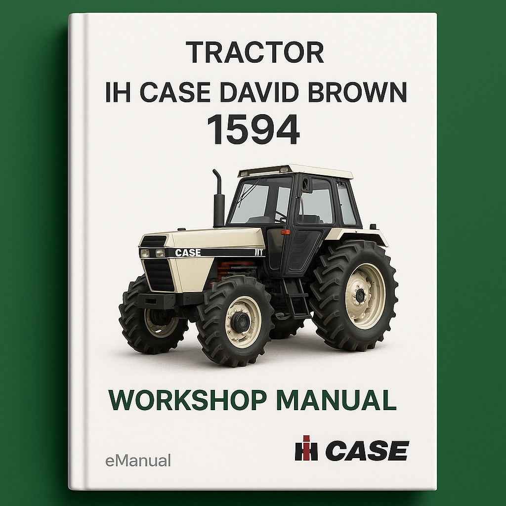 IH Case David Brown 1594 Tractor Workshop Repair Service Shop Manual - Improved