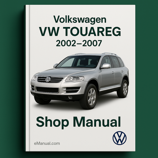 Volkswagn VW TOUAREG Shop Manual 2002-2007