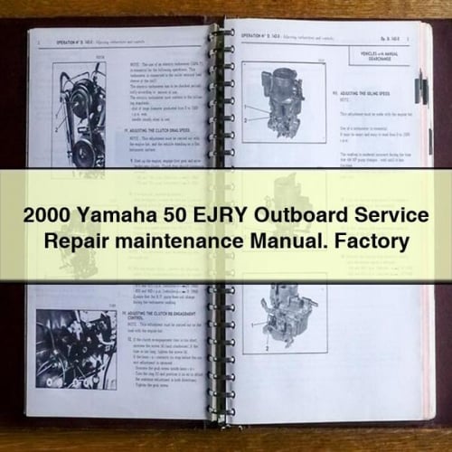 2000 Yamaha 50 EJRY Outboard Service Repair maintenance Manual. Factory
