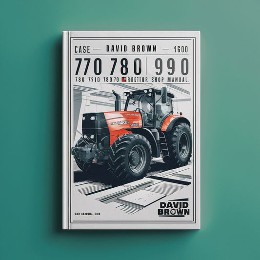 Case David Brown 770 780 880 990 1200 3800 4600 Tractor Repair Service Shop Manual