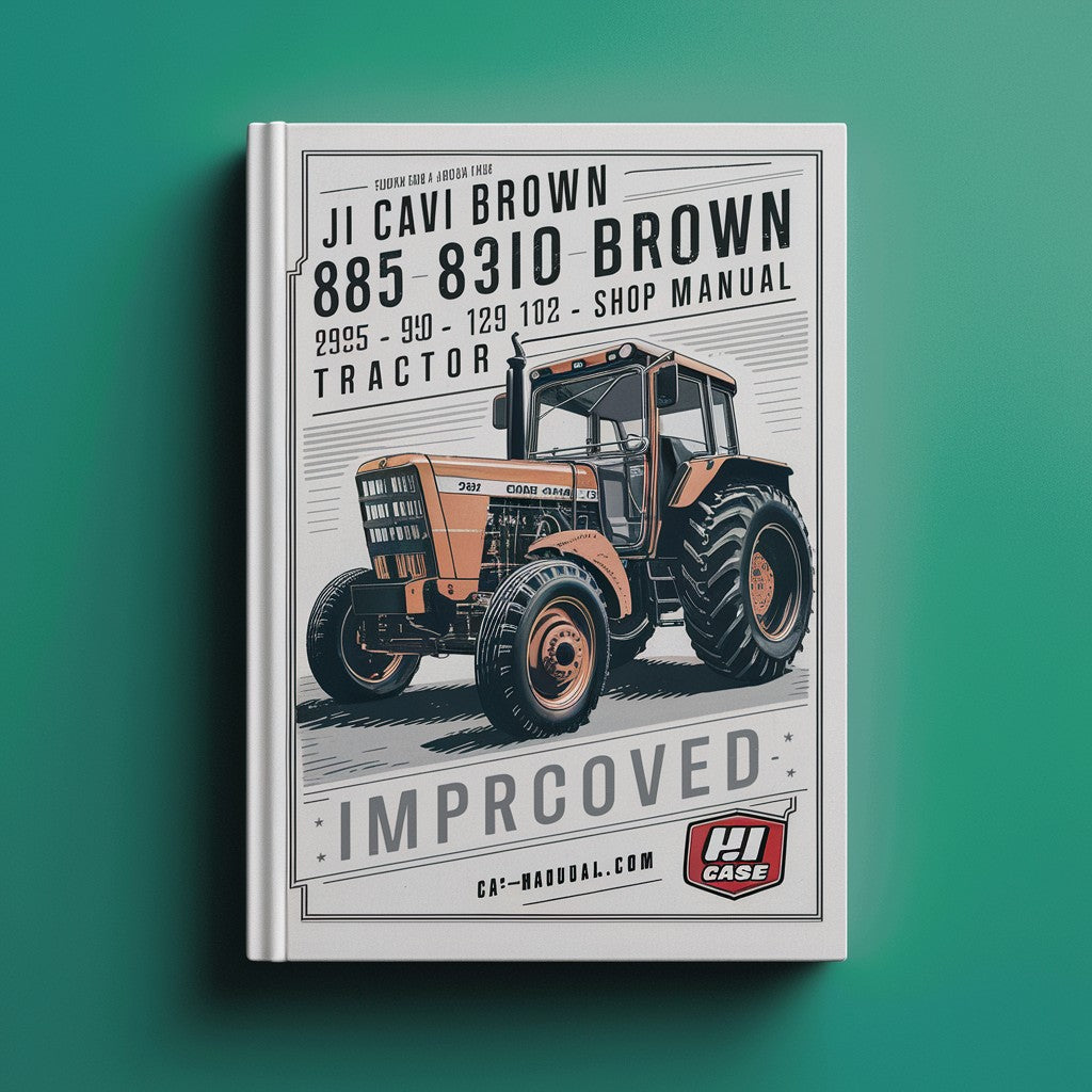 JI Case David Brown 885 885N 995 1210 1212 1410 1412 Tractor Service Shop Manual - Improved