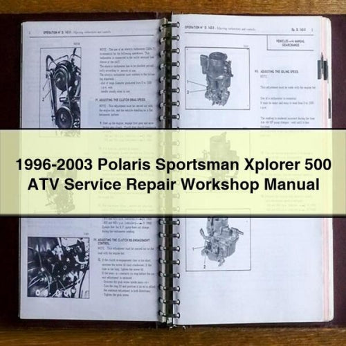 1996-2003 Polaris Sportsman Xplorer 500 ATV Service Repair Workshop Manual