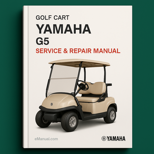 Yamaha G5 Golf cart Service Repair Manual