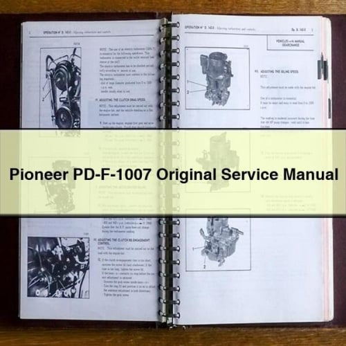 Pioneer PD-F-1007 Original Service Manual