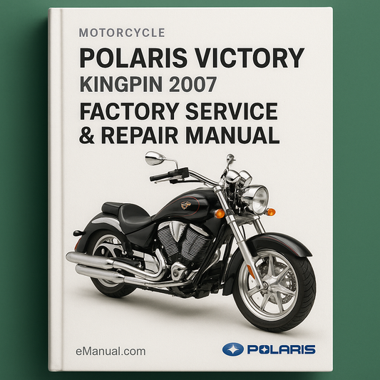 Polaris Victory Kingpin 2007 Factory Service Repair Manual