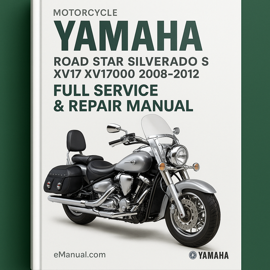 Yamaha Road Star Silverado S XV17 XV1700 2008-2012 Full Service & Repair Manual