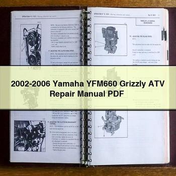 2002-2006 Yamaha YFM660 Grizzly ATV Repair Manual