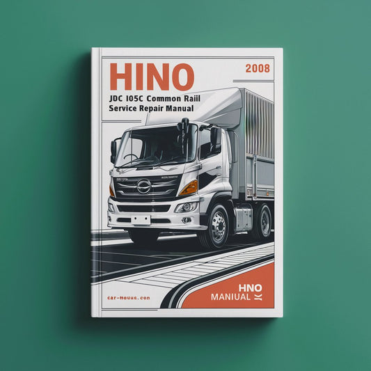Hino J08C J05C Common Rail System Service Manual