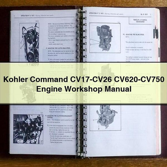 Kohler Command CV17-CV26 CV620-CV750 Engine Workshop Manual