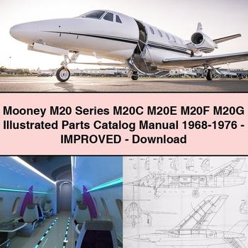 Mooney M20 Series M20C M20E M20F M20G Illustrated Parts Catalog Manual 1968-1976-Improved