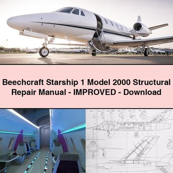 Beechcraft Starship 1 Model 2000 Structural Repair Manual-Improved