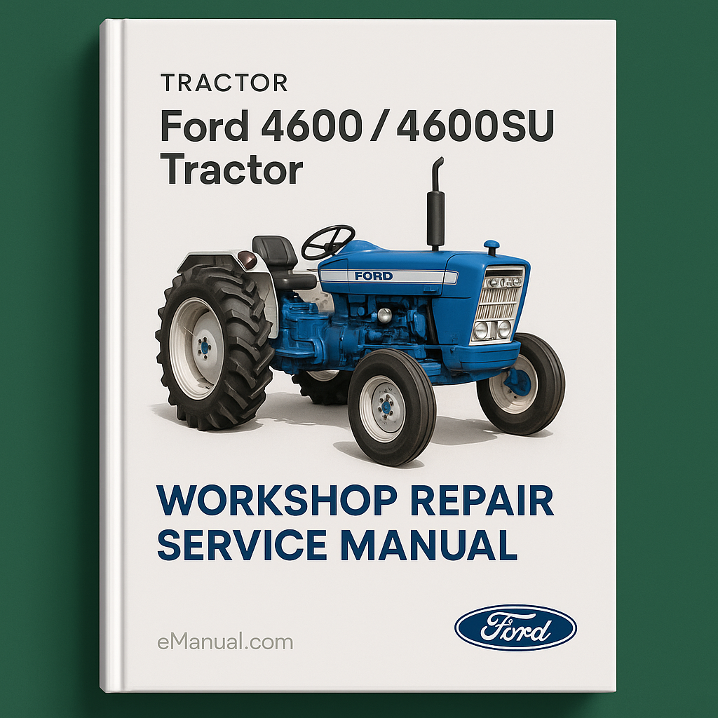 Ford 4600 4600SU Tractor Workshop Repair Service Manual