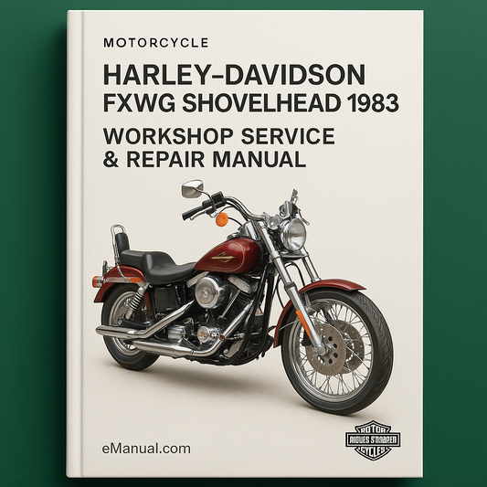 Harley Davidson FXWG Shovelhead 1983 Workshop Service Repair Manual