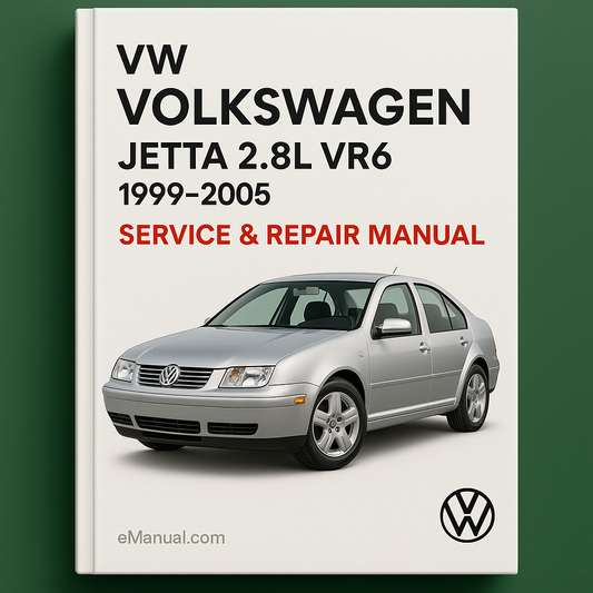 VW Volkswagn JETTA 2.8L VR6 1999-2005 Service Repair Manual