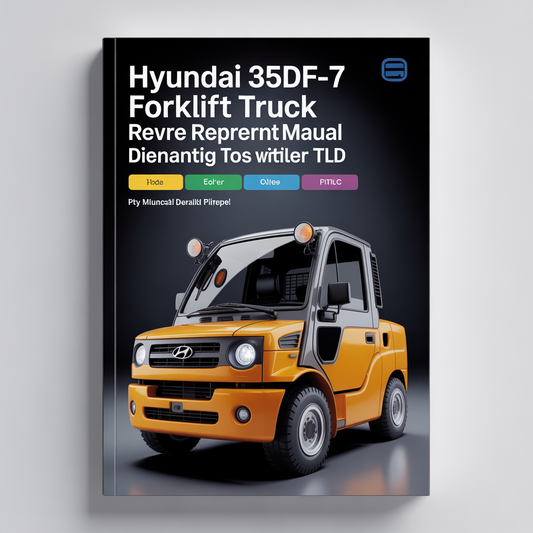 HYUNDAI 35DF-7 FORKLIFT Truck Service Repair Manual
