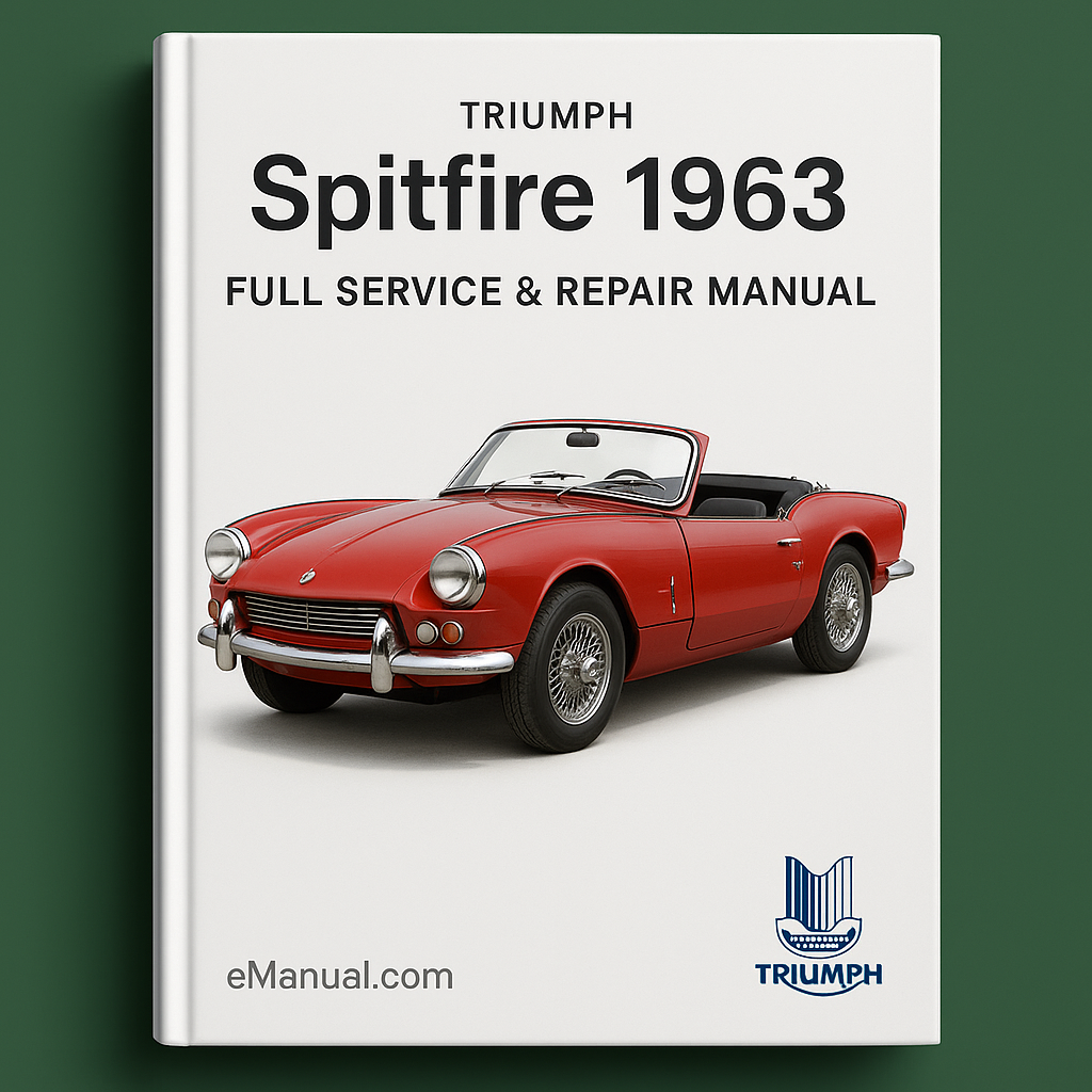 Triumph Spitfire 1963 Komplettes Service-Reparaturhandbuch PDF-Download